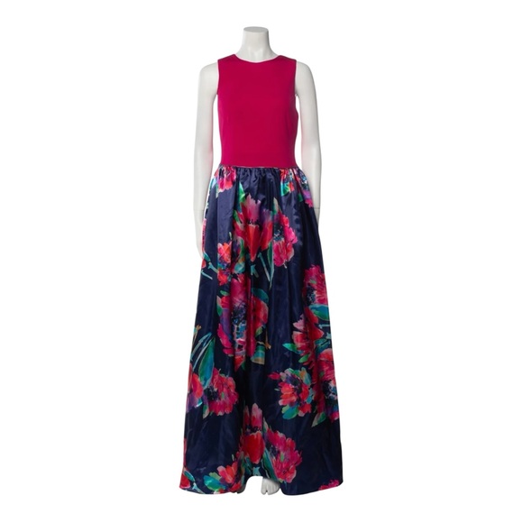 Aidan Mattox Dresses & Skirts - Aidan Mattox Women’s Floral Print Long Maxi Dress Size: M | US 6